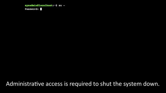 The Linux Command Tutorial: The shutdown Command смотреть онлайн