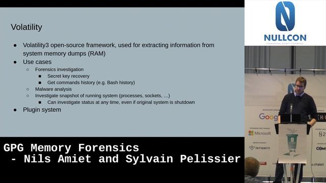 GPG Memory Forensics by Nils Amiet and Sylvain Pelissier | Nullcon Berlin смотреть онлайн