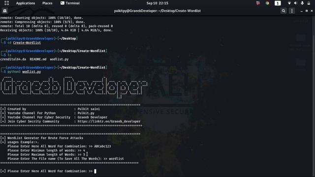 [Hindi] Create Your own Wordlist in kali linux IN HINDI | Prince Saini смотреть онлайн