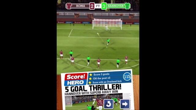 Score! Hero Level 111 - Level 120 Gameplay Walkthrough (3 Star) смотреть онлайн