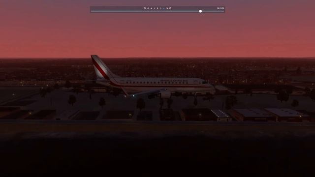 X Plane 11 - Landing Embraer 170 at EGLC - London City Airport- Polish Air Force смотреть онлайн