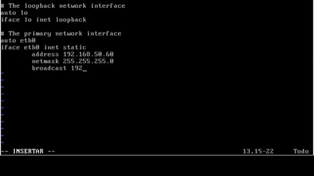 Static ip Debian смотреть онлайн