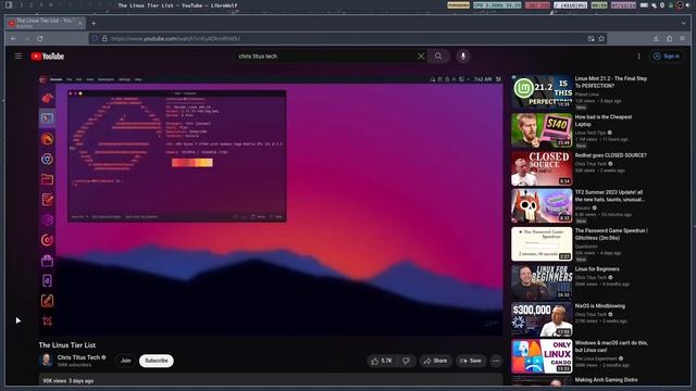 This Is The Pointless Linux Tier List смотреть онлайн