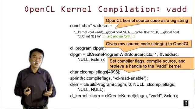 Heterogeneous Parallel Programming 7.3 - Related Programming Models OpenCL Host Code Part 1 смотреть онлайн
