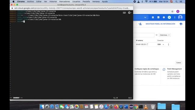 Configurar Variables de entorno JDK Java en máquina virtual g cloud con Ubuntu смотреть онлайн