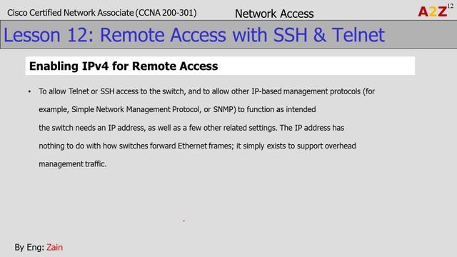 12. CCNA 200 301 Remote Access Cisco IOS CLI (SSH & Telnet) |By Eng_Zain Arabic смотреть онлайн