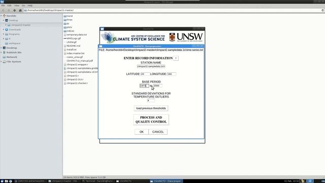 ClimPACT2 - run ClimPACT2 GUI in Linux смотреть онлайн