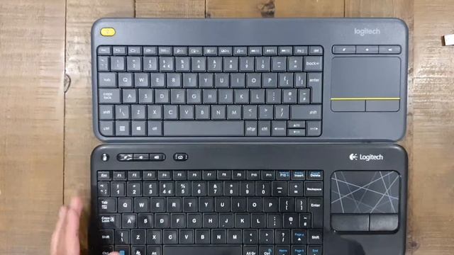 Logitech K400 vs K400 Plus Media Keyboard смотреть онлайн