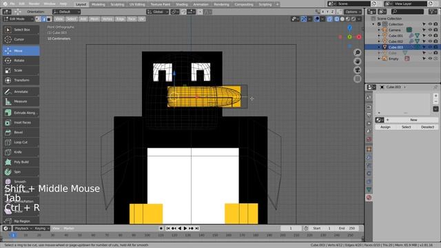 Linux penguin Blender Tutorial смотреть онлайн