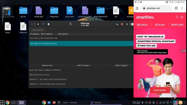 Sniffing attack Usernames&Password using Ettercap | Arp poisoning смотреть онлайн