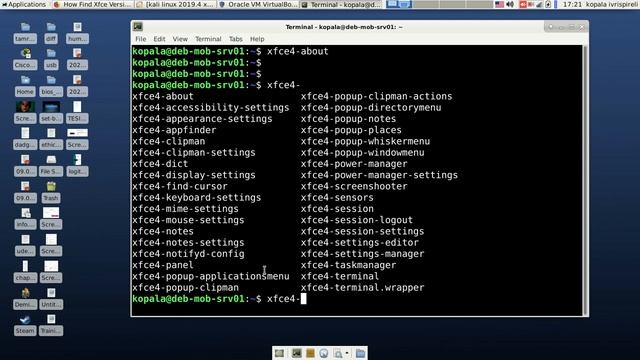 Linux. სამუშაო მაგიდები. Xfce. შევამოწმოთ ვერსია || Check Xfce version смотреть онлайн