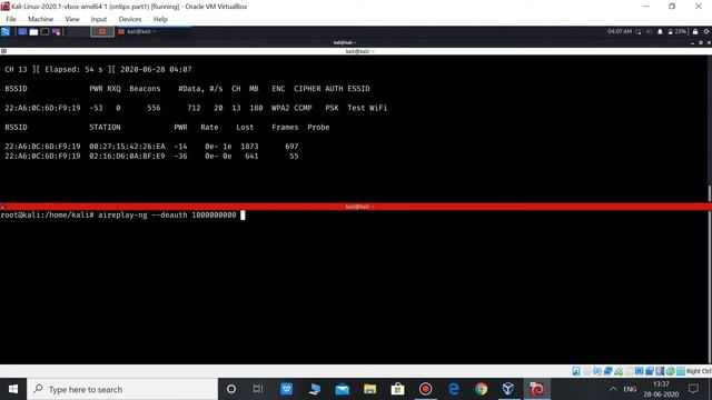 Deauthentication Attack against multiple client (Disconnecting Any Device From any Network ) смотреть онлайн