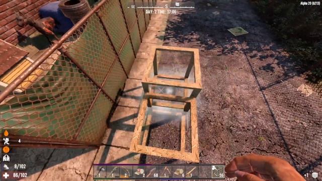 Alpha 20 #02: Im Hühnerparadies - 7 Days to Die A20 experimental | Linux смотреть онлайн