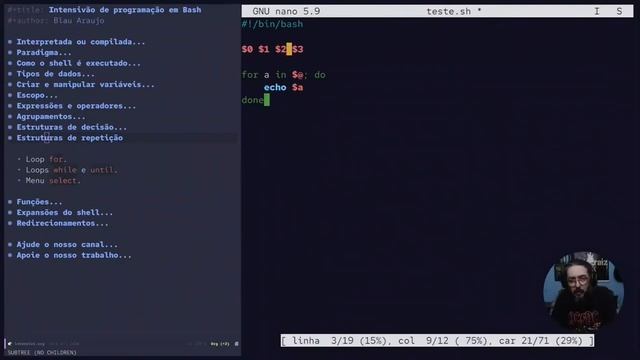 Intensivo de programação em Bash #32: O loop 'for' смотреть онлайн