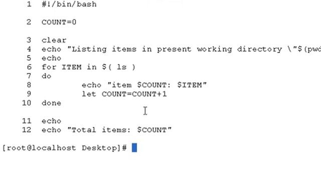 SADS: For Loop in Bash Shell смотреть онлайн