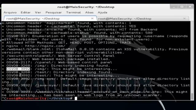 Curso de Pentest e Técnicas de invasão - Modulo 03 Nikto Vulnerabilidades #02 смотреть онлайн