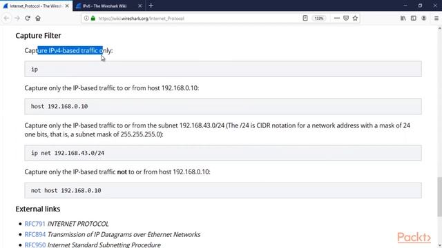 Hands-On Packet Analysis : Overview of IPv4 and IPv6 | packtpub.com смотреть онлайн