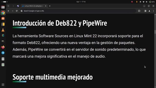 Linux Mint 22 adopta PipeWire y la nueva cadencia del kernel de Linux смотреть онлайн