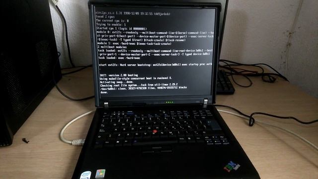 Hurd SMP on a Thinkpad R60e смотреть онлайн