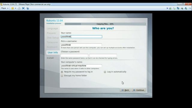 VMware Player | How to install Kubuntu 12.04 LTS смотреть онлайн
