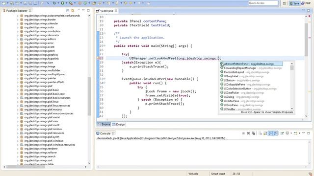 Elipse Set LookAndFeel Numbus Linux Macosx смотреть онлайн