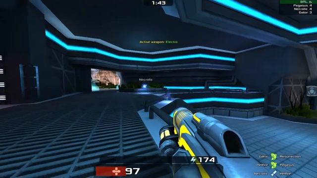 Xonotic 0.8.1: Gameplay on Linux: Level 8: [Special] Deathmatch Solarium смотреть онлайн