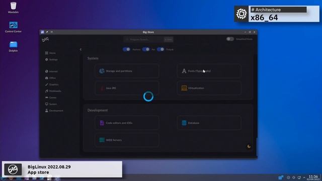 BigLinux 2022.08.29 overview | in search of the perfect system! смотреть онлайн