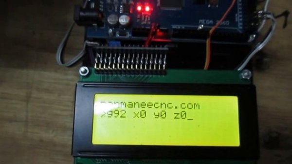 SD Card G Code sender for 6 Axis GRBL Controller Test