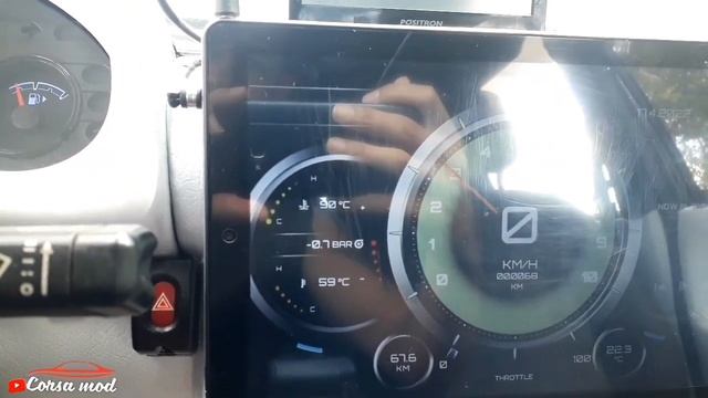 Painel de instrumentos usando o APP RealDash смотреть онлайн