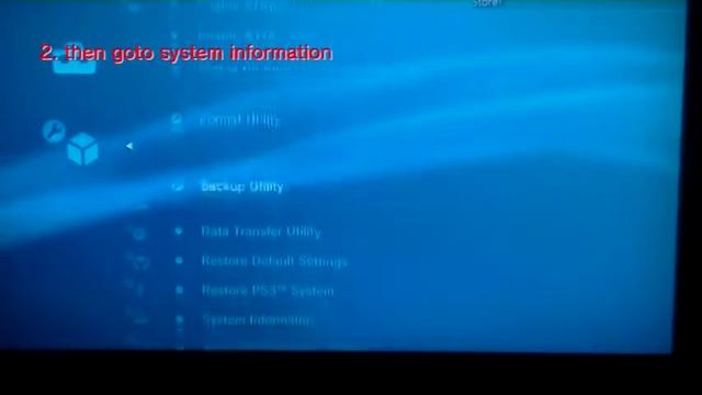how to get to the ps3's extra system info menu смотреть онлайн
