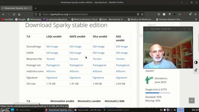 Sparky Linux 7 XFCE смотреть онлайн