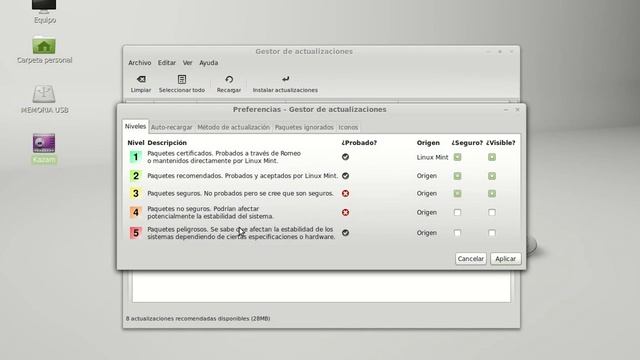 Gestor de Actualizaciones en Linux Mint 16. смотреть онлайн