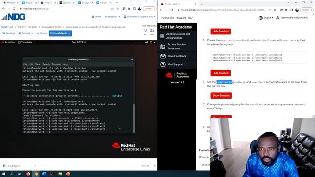 CIS137 LAB5: Managing Local Users and Groups смотреть онлайн