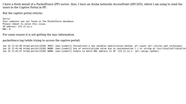Packetfence & Aruba смотреть онлайн