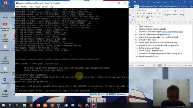 INSTALASI CONTROL PANEL HOSTING (WEBMIN DAN EHCP) смотреть онлайн