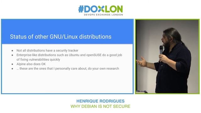 Henrique Rodrigues @ LYTT - Why Debian is not secure смотреть онлайн