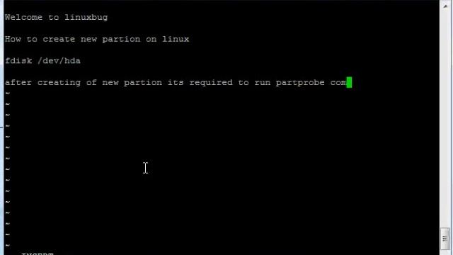 Linux partition смотреть онлайн