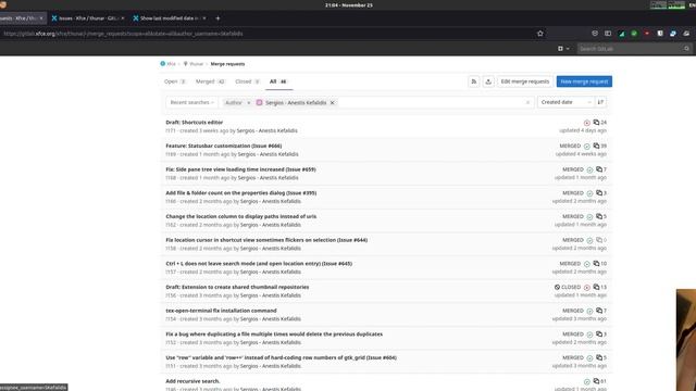 Xfce Thunar Development: Shortcuts Editor and Customizable Statusbar смотреть онлайн