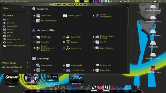 Themes Skins and Docks in Ubuntu 10.04 NEON смотреть онлайн