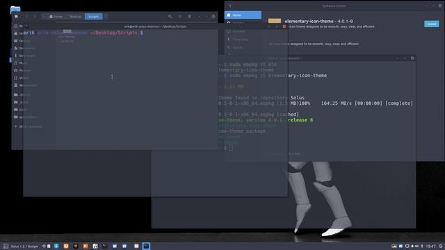 Solus 1.2.1 Budgie User Guide 9 installing icon themes via software center, terminal and script смотреть онлайн