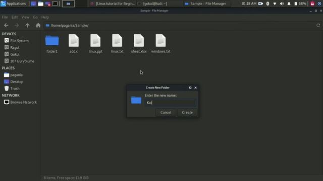 Changing directory (cd) - Linux for Beginners in Tamil | Tutorial #4 | смотреть онлайн