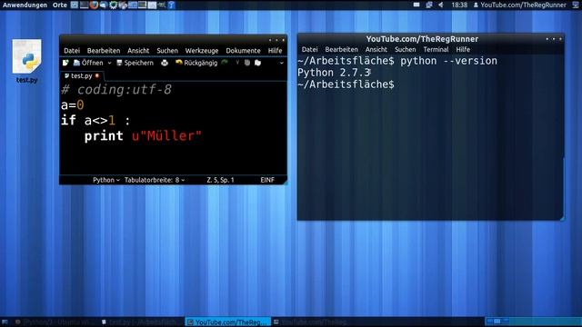 Python3 kommt in Ubuntu 12.10 смотреть онлайн