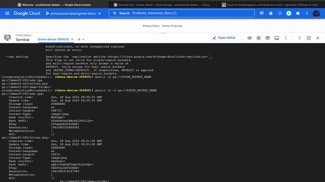 gsutil - Command Line tool in GCP Cloud Storage смотреть онлайн