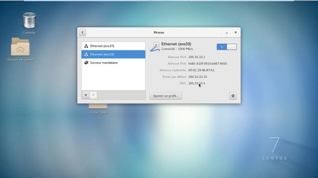 Configurer la carte réseau centos graphiquement смотреть онлайн