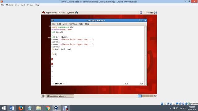C++ program Using G++ Compiler смотреть онлайн
