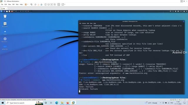 how to use the fierce tool in Kali Linux смотреть онлайн