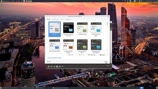 Ubuntu MATE: Themes смотреть онлайн