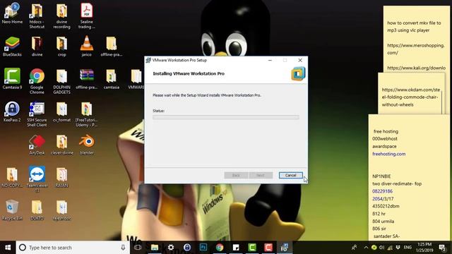 Install VMware Workstation to create virtual machine(linux,windows) - episode1 смотреть онлайн