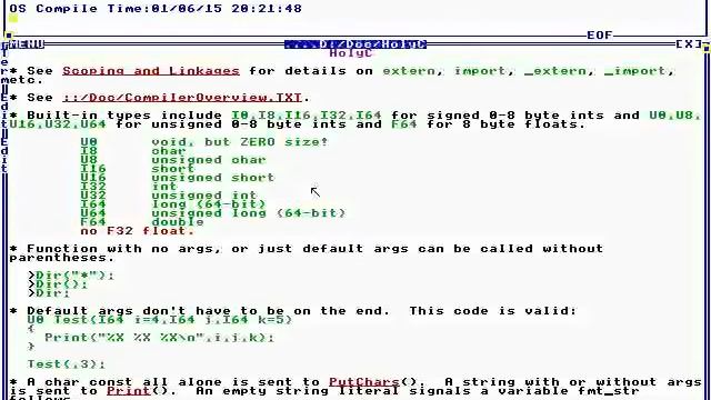 2015 01 07T00:00:00+00:00 TempleOS Beginner Orientation #01 IzZdsxXwHo смотреть онлайн