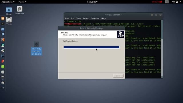 cara install exe di kali linux смотреть онлайн